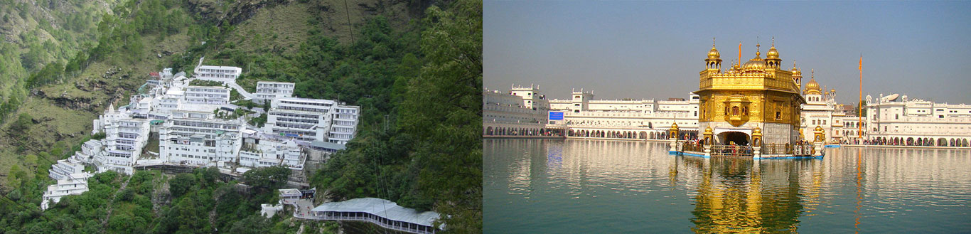 Chandigarh Devi Darshan Dharamshala Vaishno Devi Amritsar Package Tours